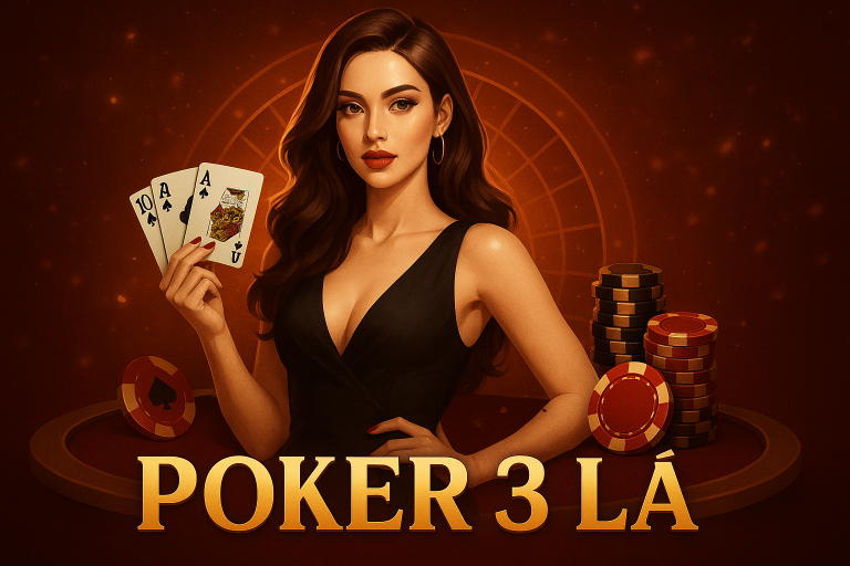 Poker 3 Lá 888VI8 – Game Bài Nhanh, Hấp Dẫn, Thắng Lớn